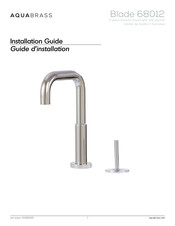 aquabrass Blade 68012 Guide D'installation