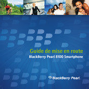 Blackberry Pearl 8100 Guide De Mise En Route