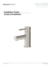 aquabrass Geo 27414 Guide D'installation