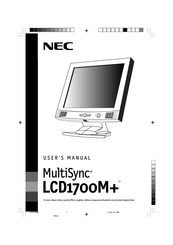 NEC MultiSync LCD1700M+BK Manuel De L'utilisateur
