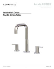 aquabrass blade 68016 Guide D'installation