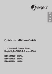 Eneo IED-68M3611MAA Guide D'installation Rapide
