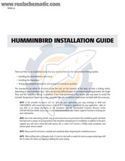 Humminbird Matrix FF Notice D'installation