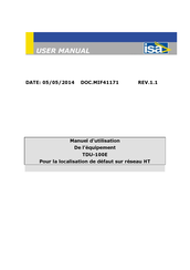 ISA TDU-100E Manuel D'utilisation