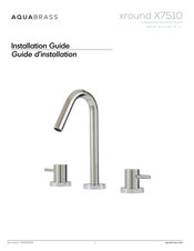 aquabrass xround X7510 Guide D'installation