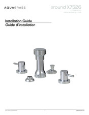 aquabrass xround X7526 Guide D'installation