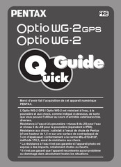 Pentax Optio WG-2 GPS Guide Rapide