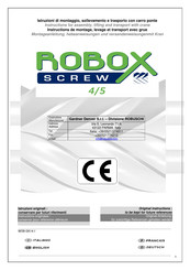 Robuschi ROBOX SCREW Instructions De Montage