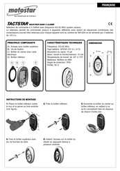 Motostar TACTSTAR Mode D'emploi