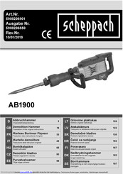 Scheppach AB1900 Traduction Des Instructions D'origine