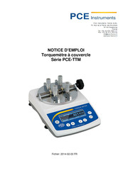 PCE Instruments PCE-TTM Serie Notice D'emploi