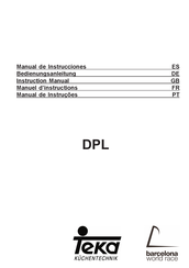 Teka DPL Serie Manuel D'instruction