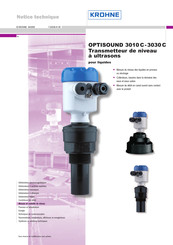 Krohne OPTISOUND 3010C Notice Technique