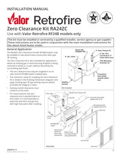 Valor Retrofire RA24ZC Guide D'installation