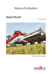 REITER Respiro R9 profi Notice D'utilisation