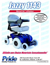 Pride Mobility Products Jazzy 1143 Manuel De L'utilisateur