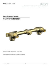 aquabrass 83229 Guide D'installation