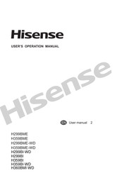 Hisense H299BME-WD Notice D'utilisation