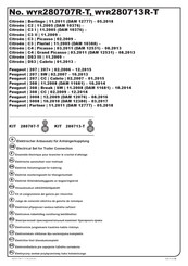 Auto-Hak WYR280707R-T Instructions De Montage