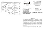 AUTO-HAK LN01 Instructions De Montage