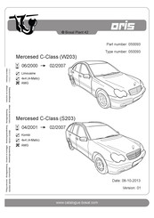 bosal oris 050093 Instructions De Montage