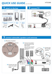 Philips HTS3300 Guide De Démarrage Rapide