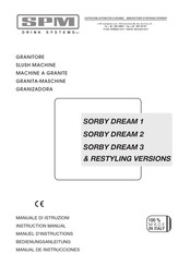 SPM SORBY DREAM 3 Manuel D'instructions