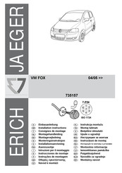 Erich Jaeger 735157 Consignes De Montage