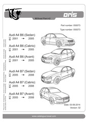 bosal oris 050073 Instructions De Montage