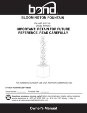 Bond 2127195 Guide D'utilisation
