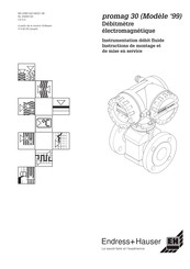 Endress+Hauser 30FT50-AD1AA12A31C Instructions De Montage Et De Mise En Service