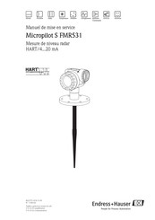Endress+Hauser Micropilot S FMR531 Manuel De Mise En Service
