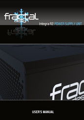 Fractal design Integra R2 Mode D'emploi