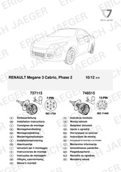 Erich Jaeger 737115 Consignes De Montage