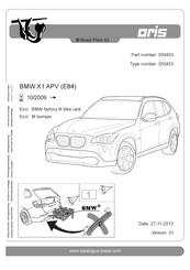 bosal oris 050453 Instructions De Montage