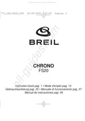 BREIL CHRONO FS20 Mode D'emploi