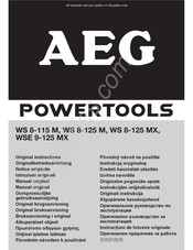 AEG POWERTOOLS WSE 9-125 MX Notice Originale