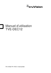 Interlogix TruVision TVE-DEC12 Manuel D'utilisation