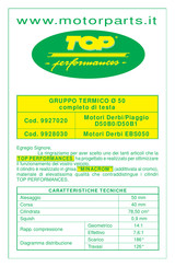 MOTORPARTS Top Performances TP-9927020 Mode D'emploi