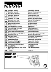 Makita DUB142 Manuel D'instructions