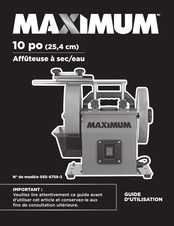 Maximum 055-6758-2 Guide D'utilisation