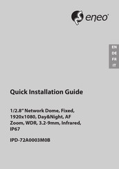 Eneo IPD-72A0003M0B Guide D'installation Rapide