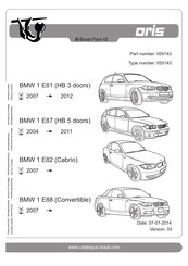 bosal oris 050143 Instructions De Montage