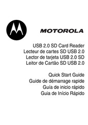 Motorola USB 2.0 SD Guide De Démarrage Rapide