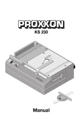 Proxxon KS 230 Manuel D'utilisation