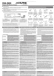 Alpine CHA-S624 Mode D'emploi