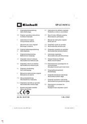 EINHELL GP-LC 36/35 Li Instructions D'origine