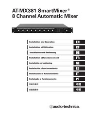 Audio-Technica SmartMixer AT-MX381 Installation Et Fonctionnement