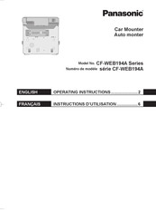 Panasonic CF-WEB194A Serie Instructions D'utilisation