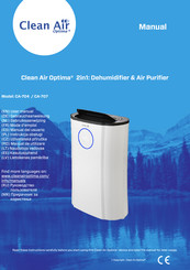 Clean Air Optima CA-704 Smart Mode D'emploi